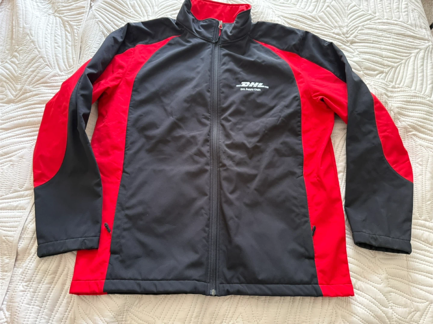 DHL Supply Chain Sporttek Fleece Lined Jacket XL