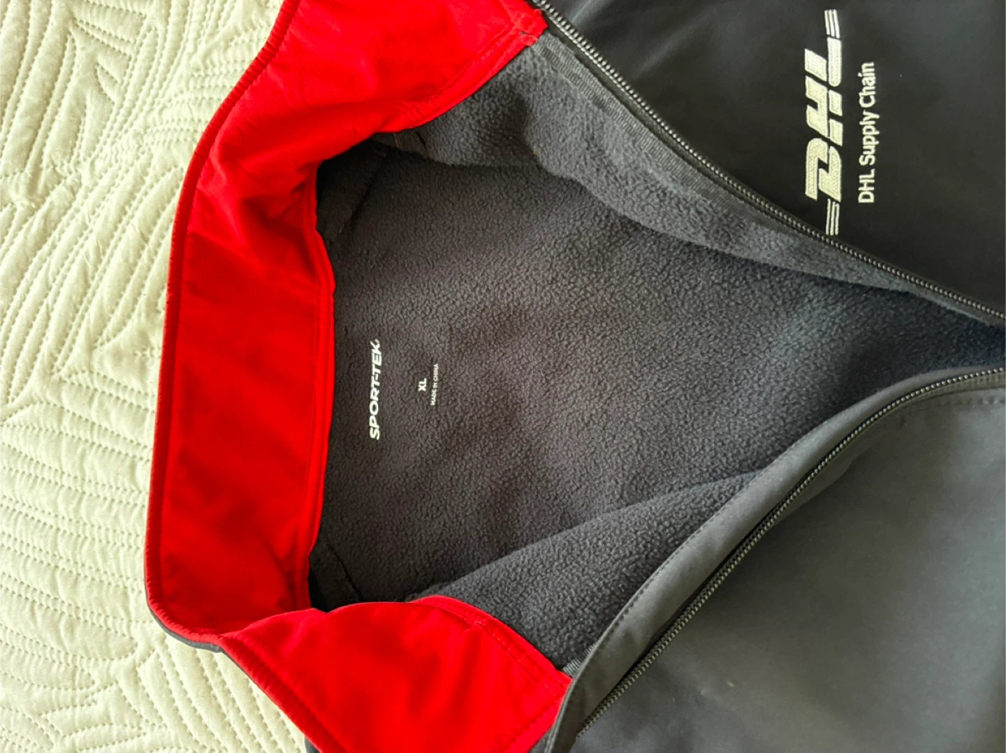 DHL Supply Chain Sporttek Fleece Lined Jacket XL - photo 5