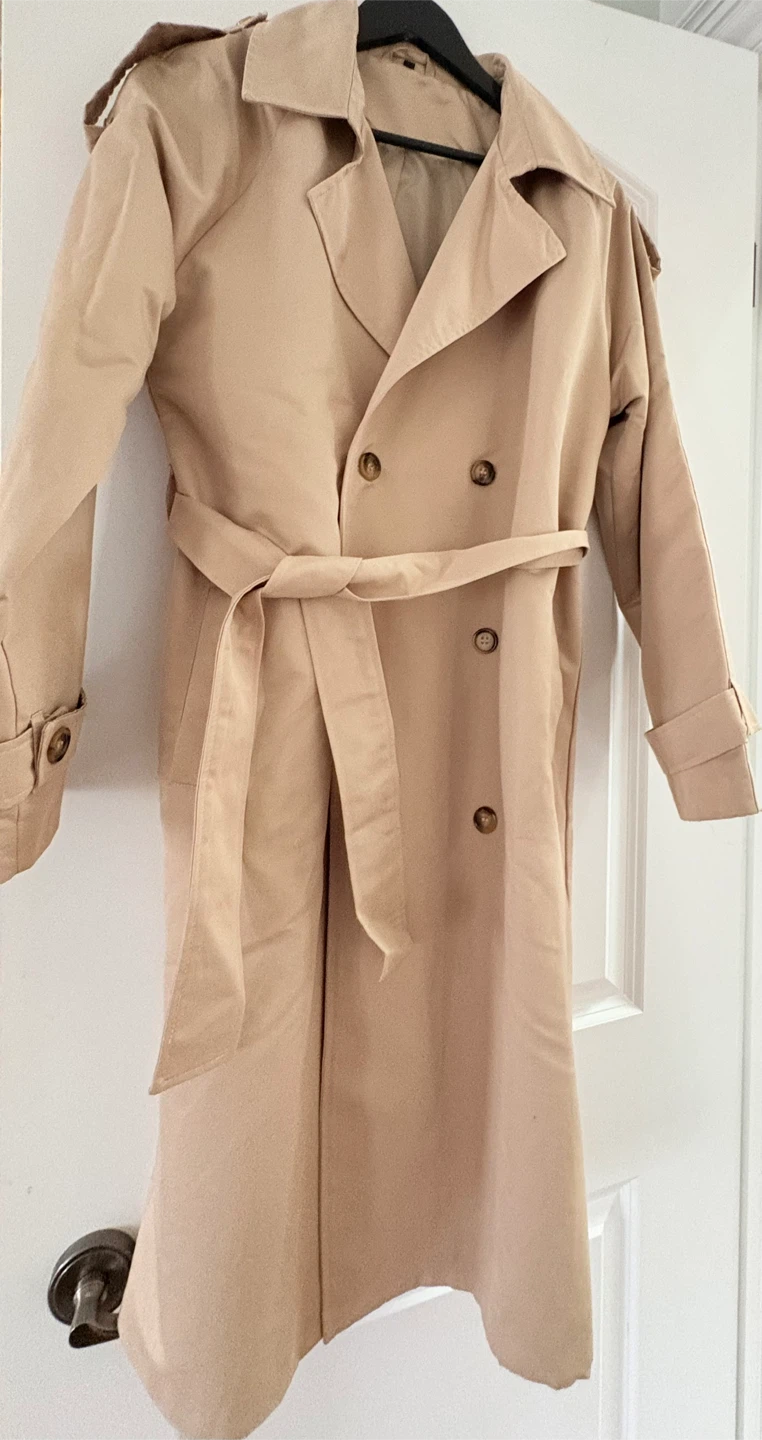 BEIGE Trench Coat - Size 34