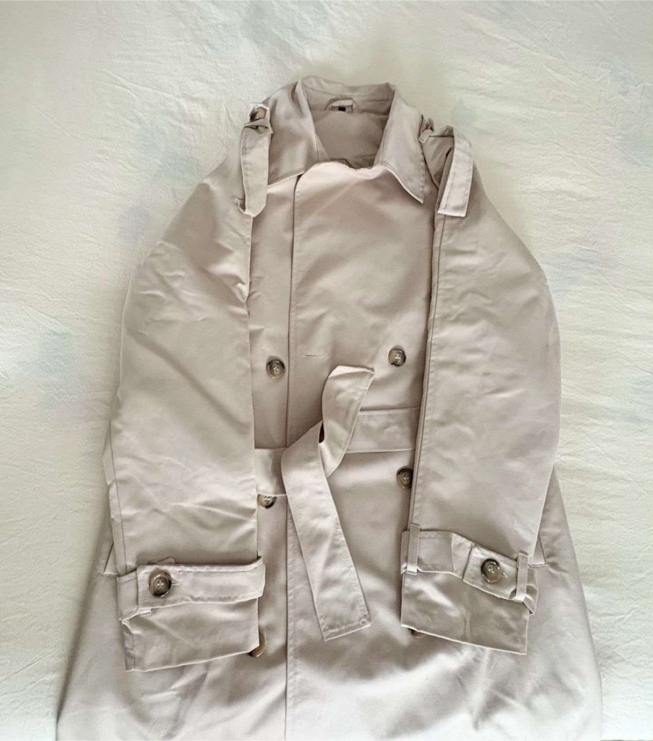 BEIGE Trench Coat - Size 34 - photo 3