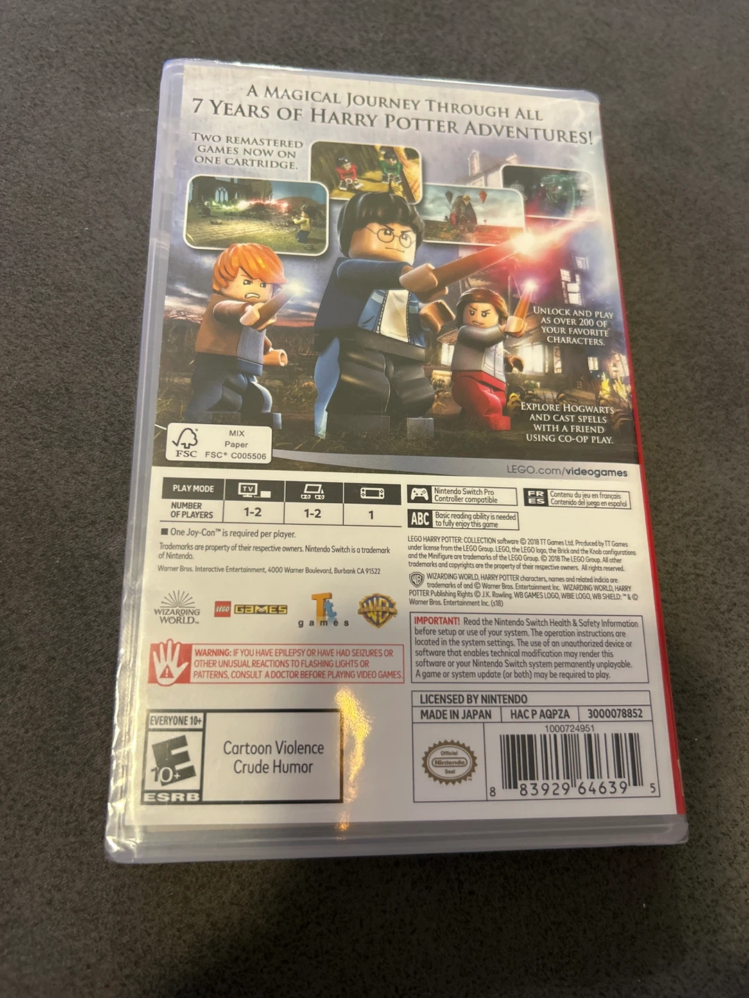LEGO Harry Potter Collection Nintendo Switch Game - photo 2