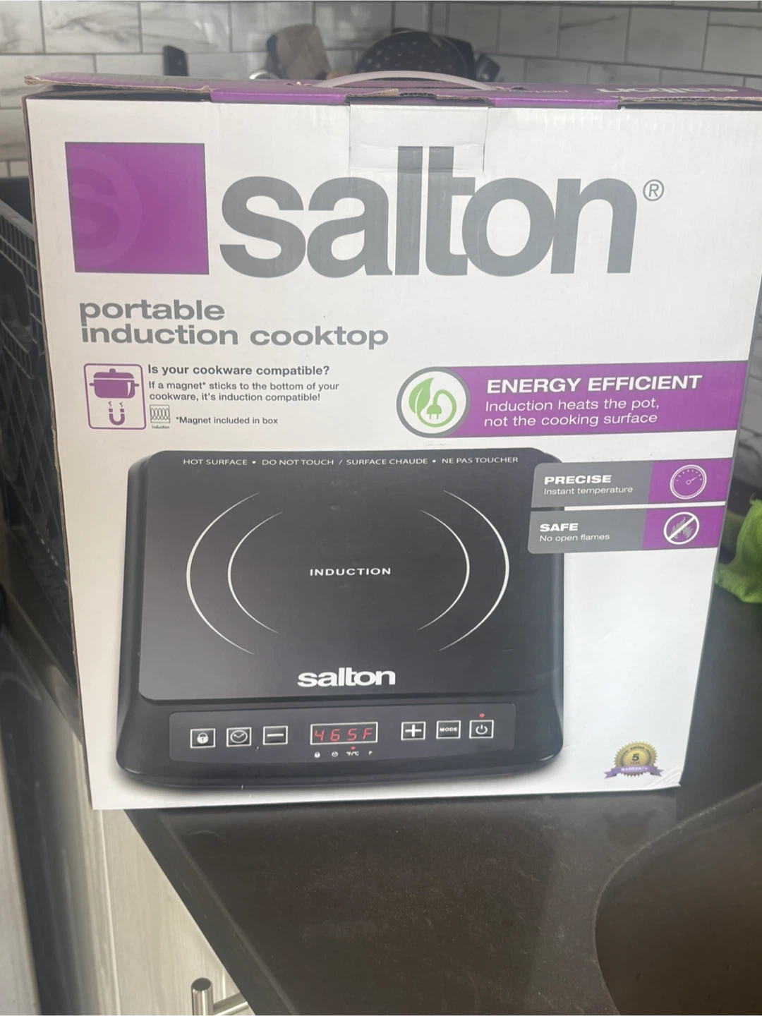 Salton Portable Induction Cooktop