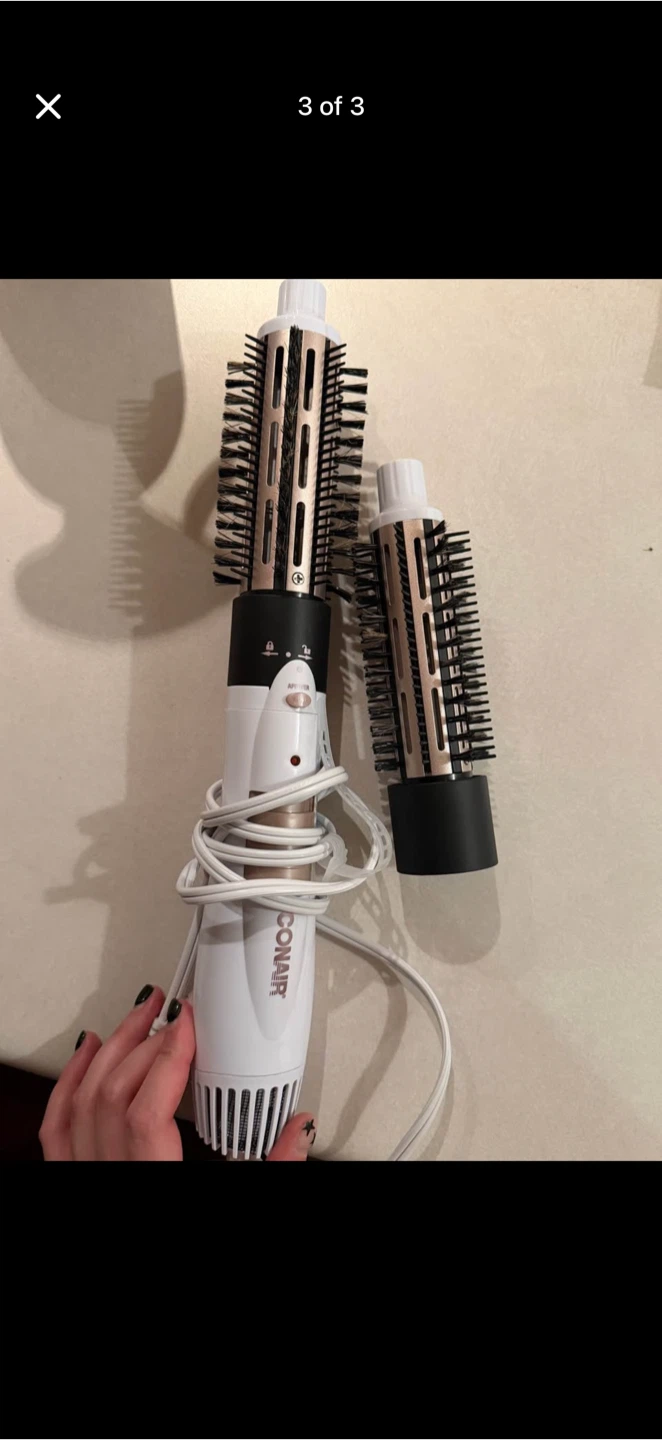 Conair 2-in-1 Double Ceramic Lightweight Hot Air Brush - photo 2