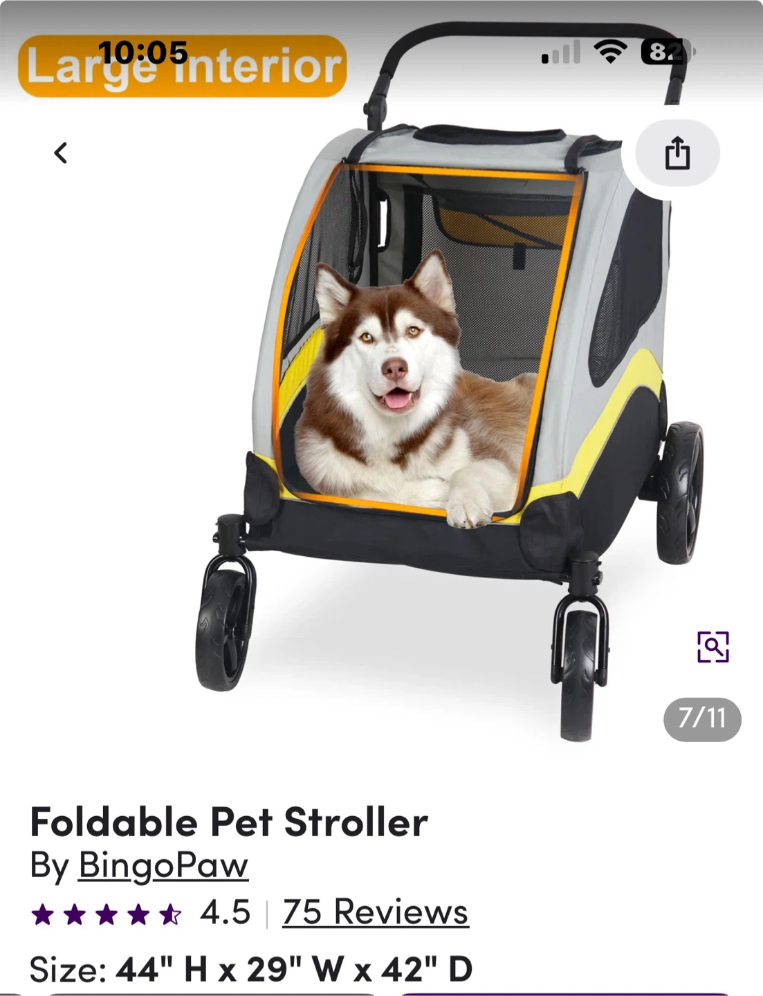 BingoPaw Foldable Pet Stroller - photo 5