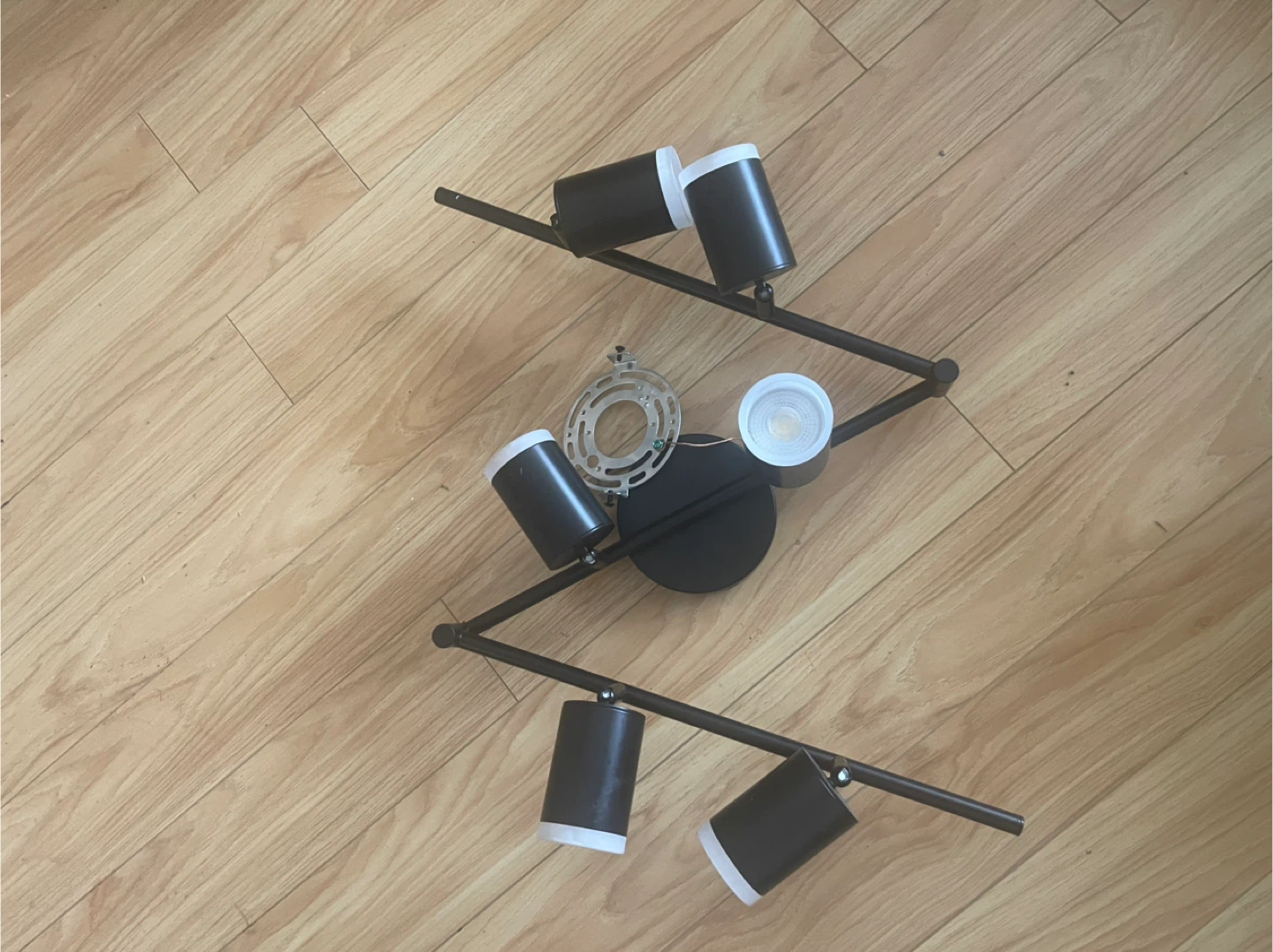 Black 6-Light Track Light Fixture (READ AD) - photo 5