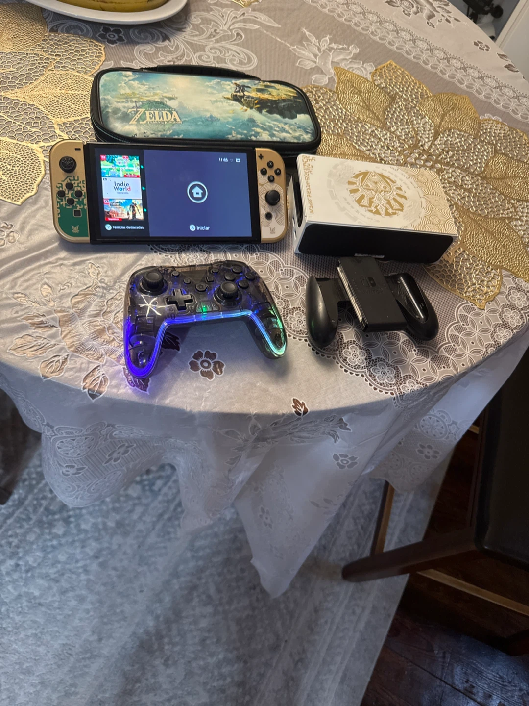 Nintendo Switch OLED The Legend of Zelda Edition Console Bundle - photo 3
