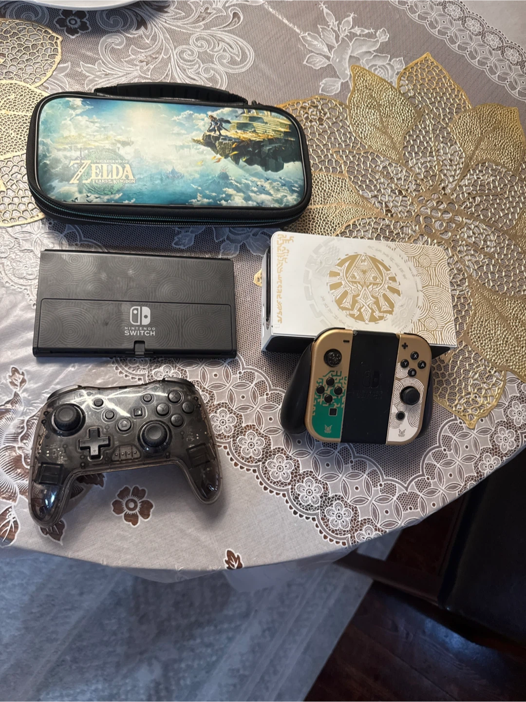 Nintendo Switch OLED The Legend of Zelda Edition Console Bundle - photo 5