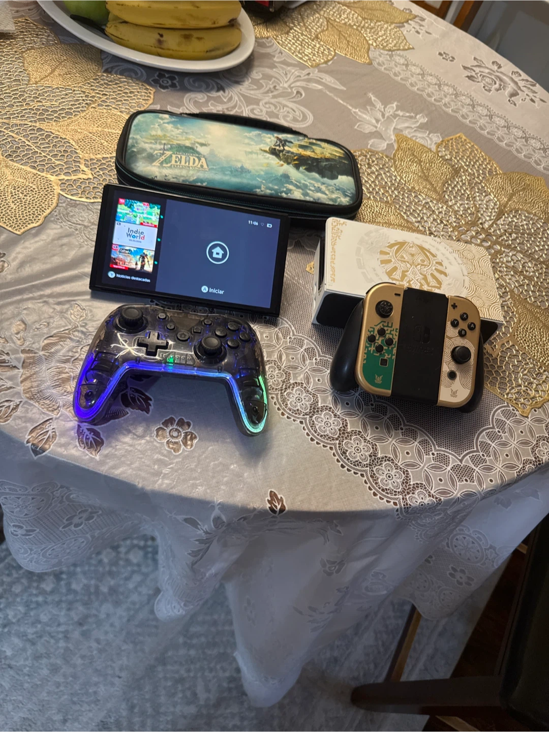 Nintendo Switch OLED The Legend of Zelda Edition Console Bundle - photo 4