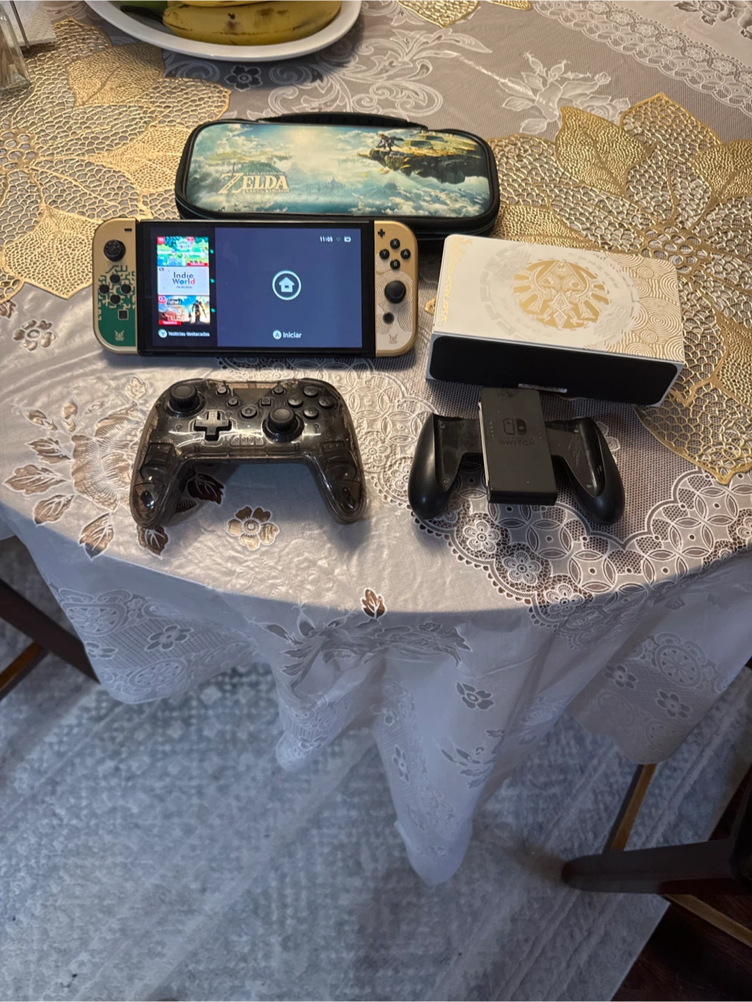 Nintendo Switch OLED The Legend of Zelda Edition Console Bundle - photo 2
