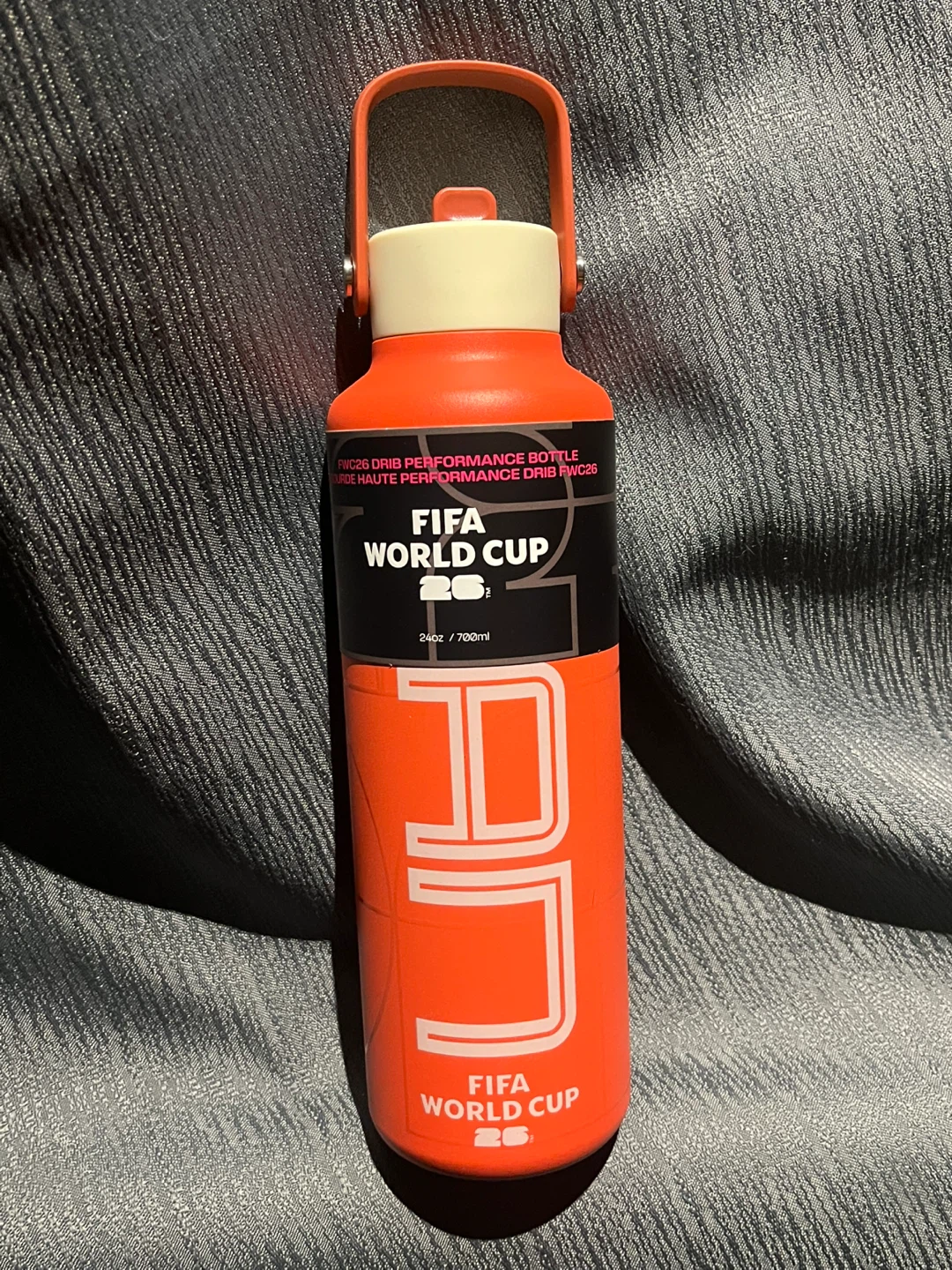 FIFA World Cup 26 Performance Water Bottle 700ml Orange