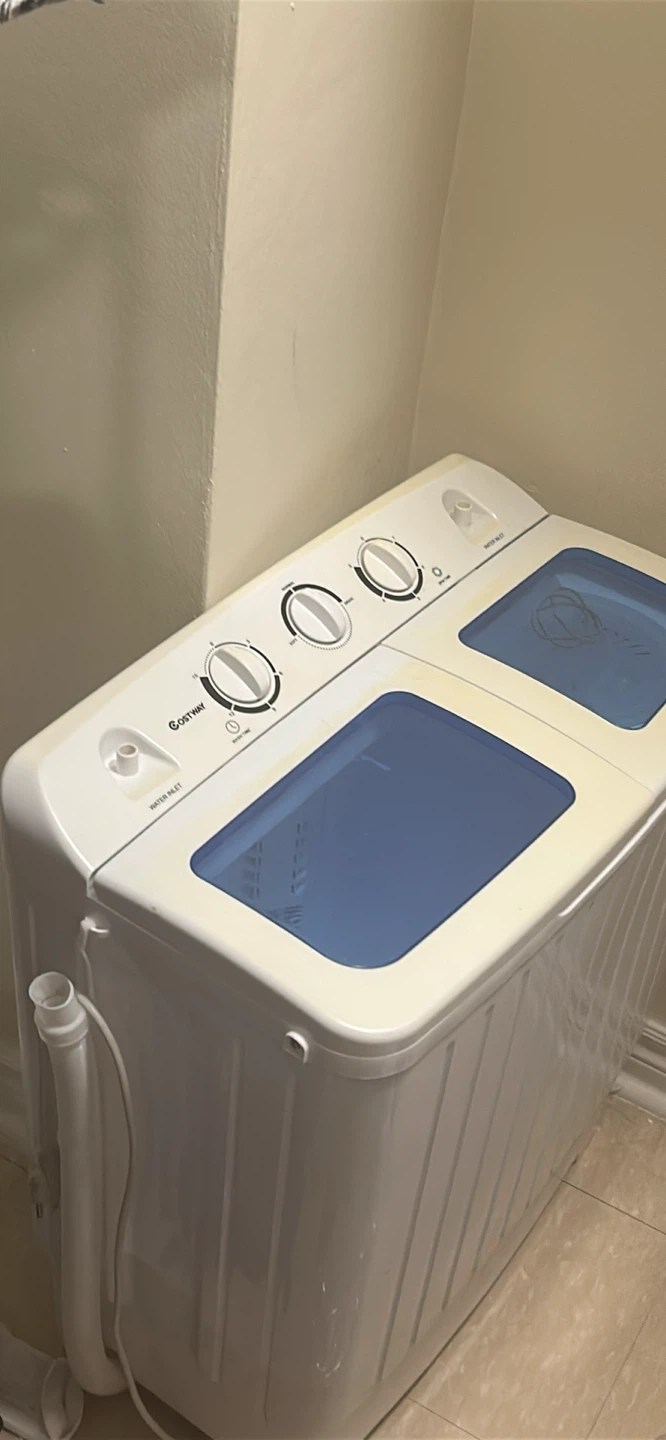 COSTWAY Portable Twin Tub Washing Machine