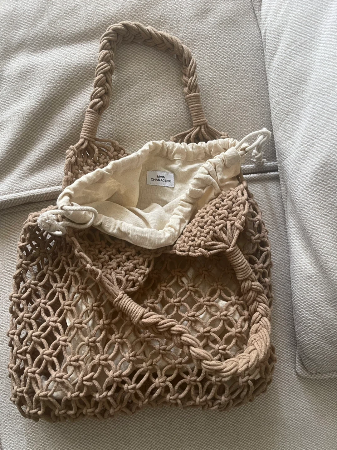Aritzia Main Character Macrame Tote Bag - photo 5
