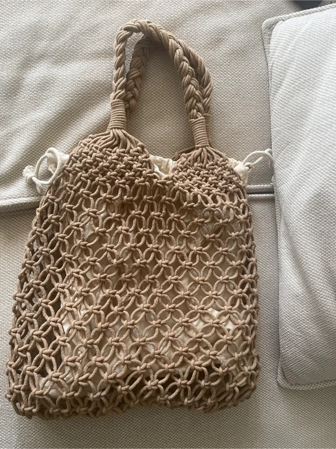 Aritzia Main Character Macrame Tote Bag - photo 4