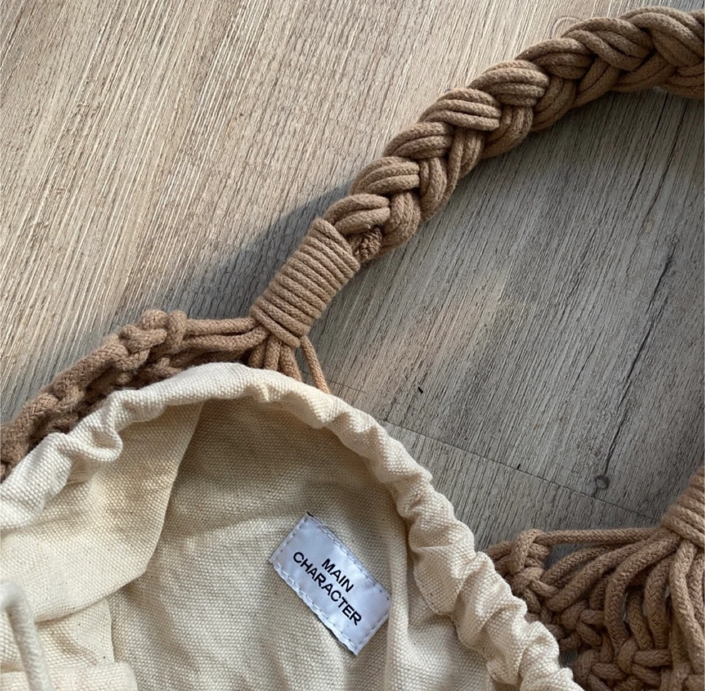 Aritzia Main Character Macrame Tote Bag - photo 2