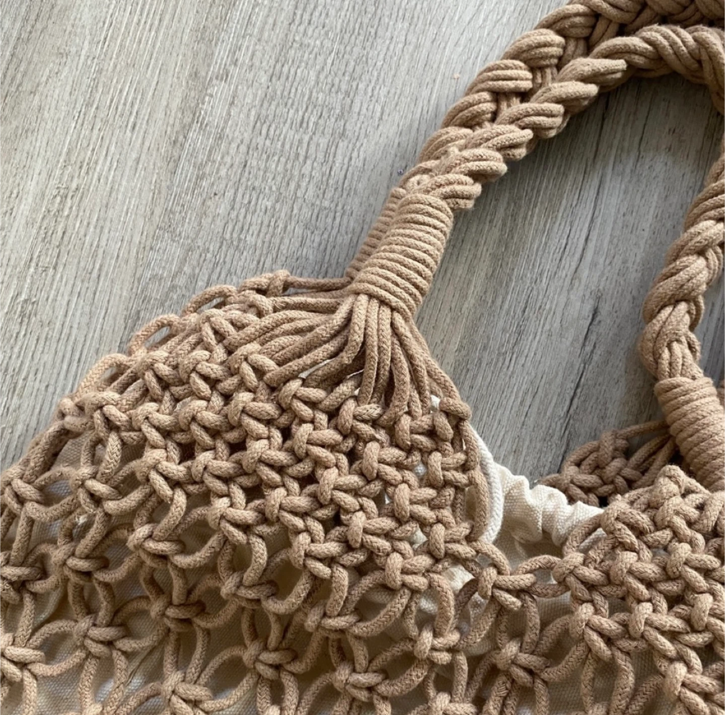 Aritzia Main Character Macrame Tote Bag - photo 3