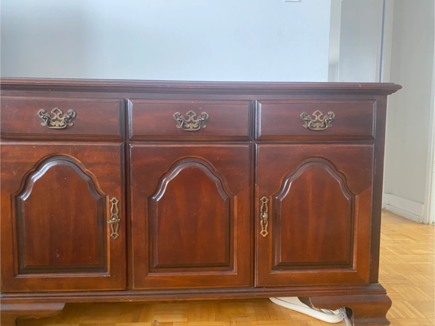 Vintage Wooden Sideboard Buffet