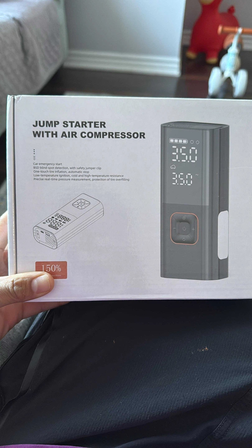 Jump Starter with Air Compressor