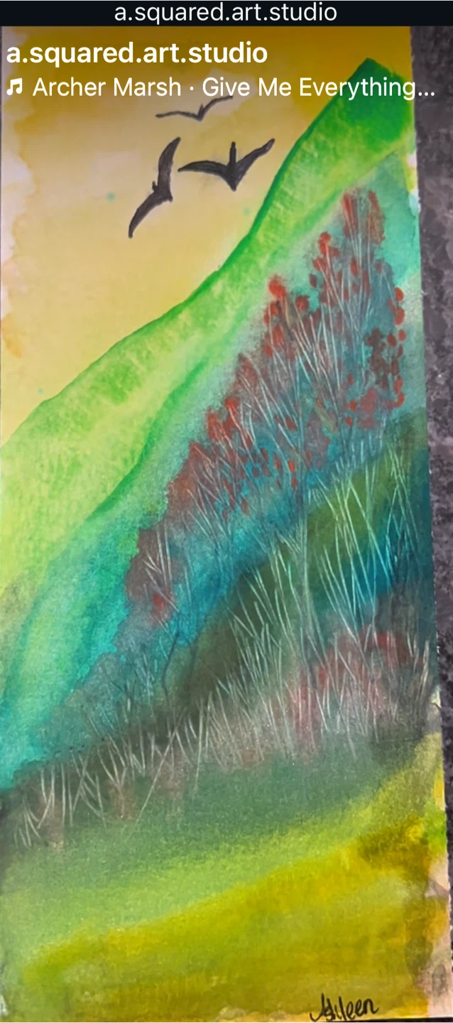 Original Watercolour Landscape Painting - Signed