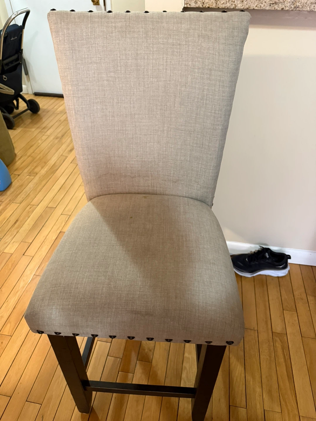 Dining Room Table w Chairs (Set of 2) with Nailhead Trim - photo 2