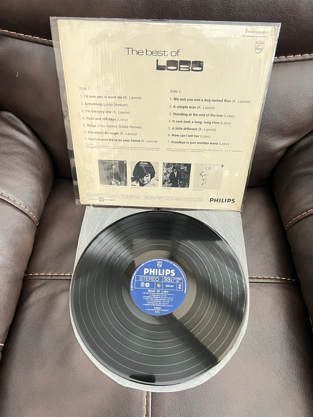 The Best of Lobo Vinyl Record (Hong Kong pressing) - photo 2
