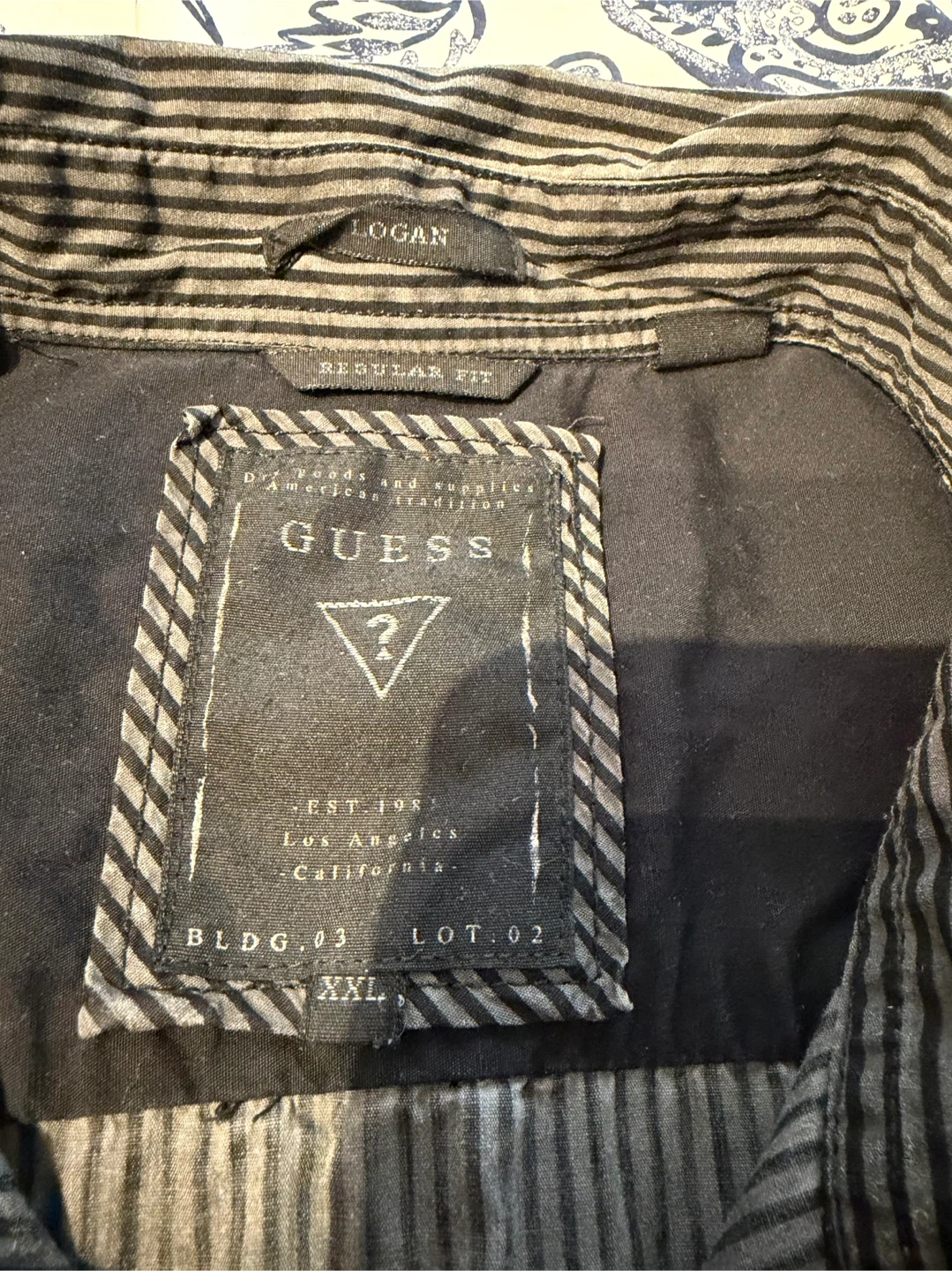 Guess Long Sleeve Button Up Shirt XXL - photo 2