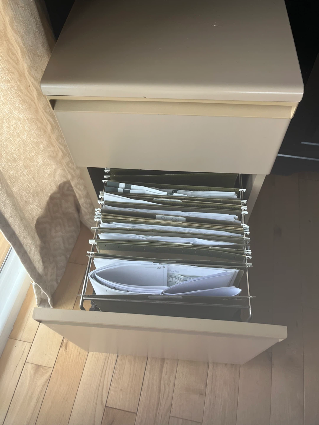 Filing Cabinet with Assorted Office Supplies - photo 4