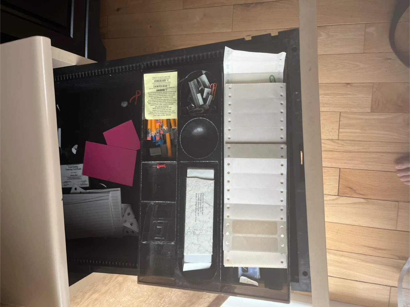 Filing Cabinet with Assorted Office Supplies - photo 3