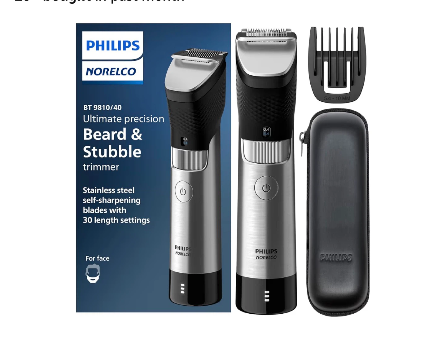 Philips Norelco BT9810/40 Ultimate Precision Beard Trimmer