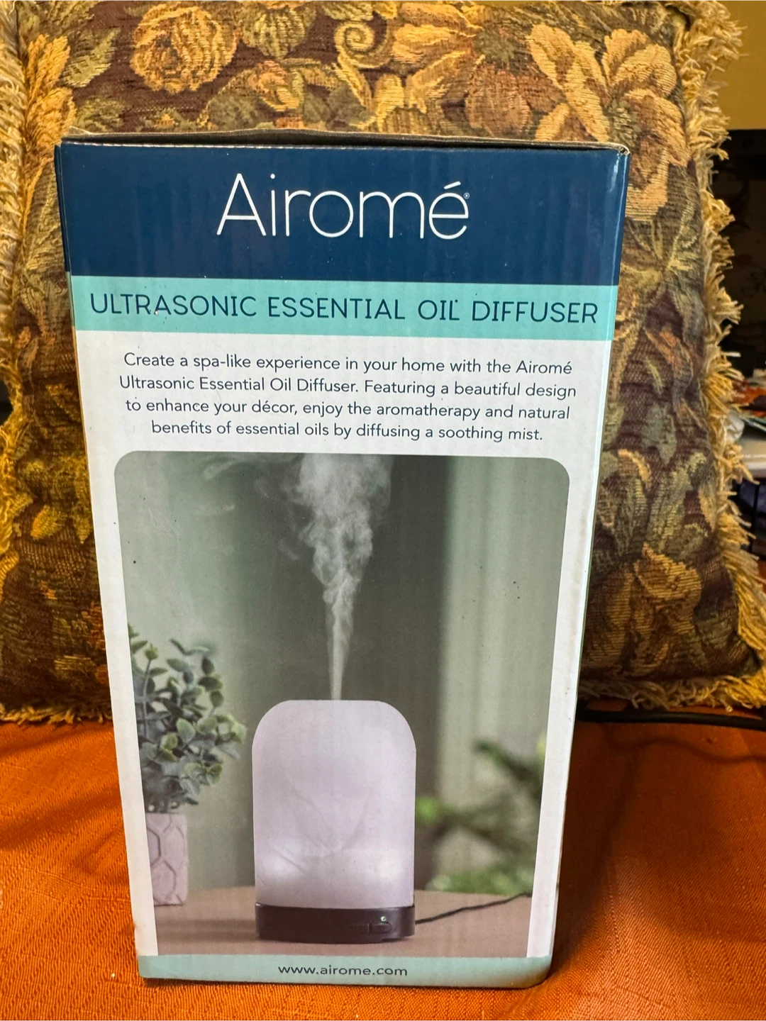 Airome Ultrasonic Essential Oil Diffuser with Frosted Glass - photo 4