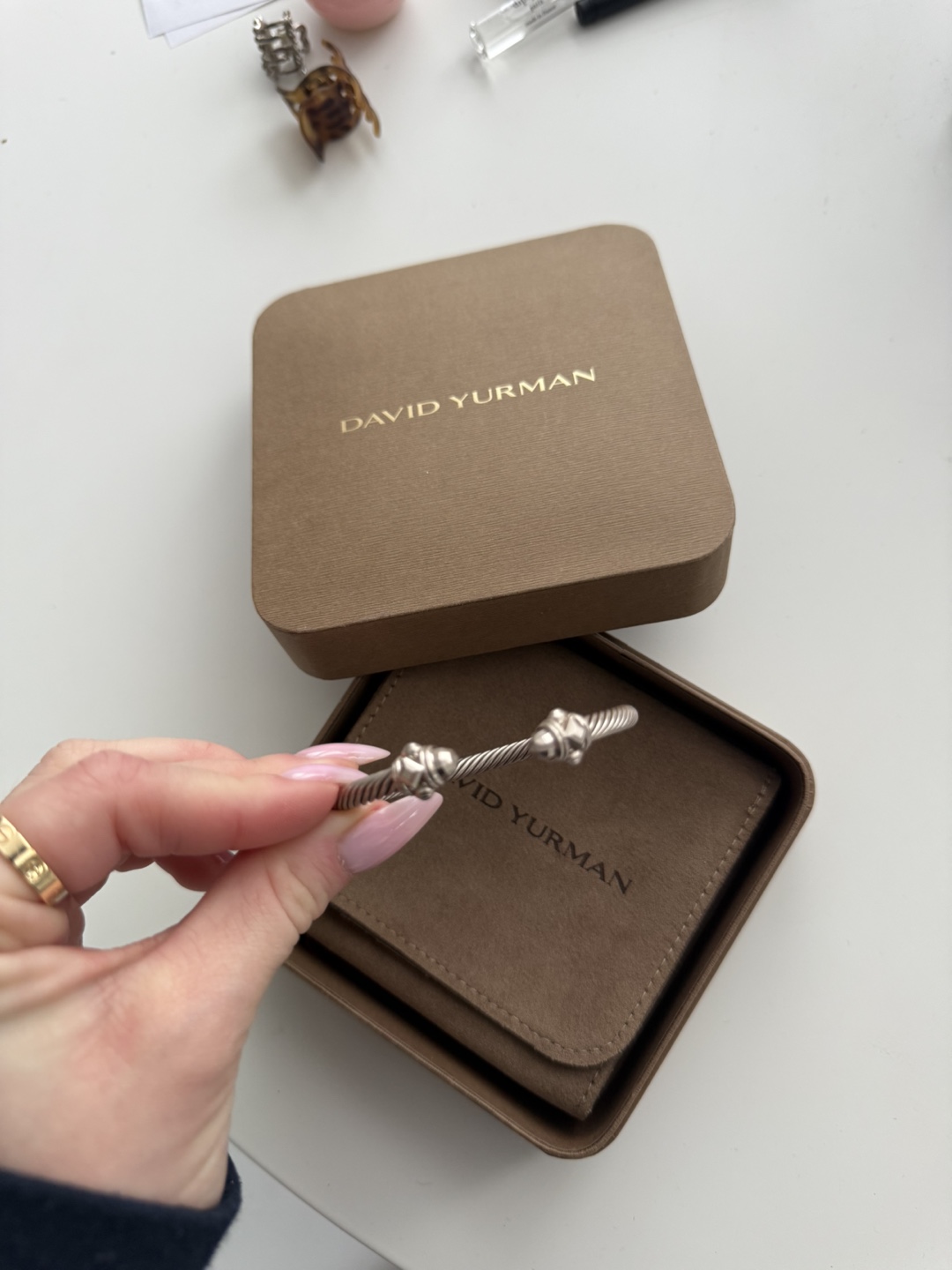 David Yurman Cable Bracelet with Diamonds