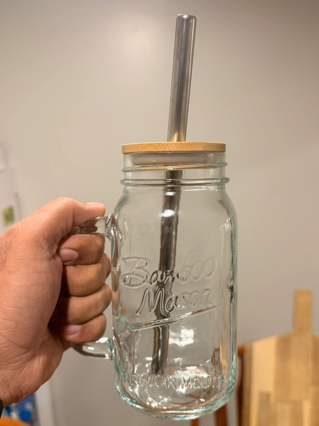 Free 8 Mason Jar Tumbler with Lid and Straw