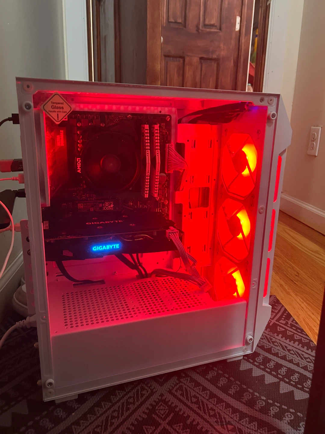 AURA Gaming Tower Desktop PC AMD RGB