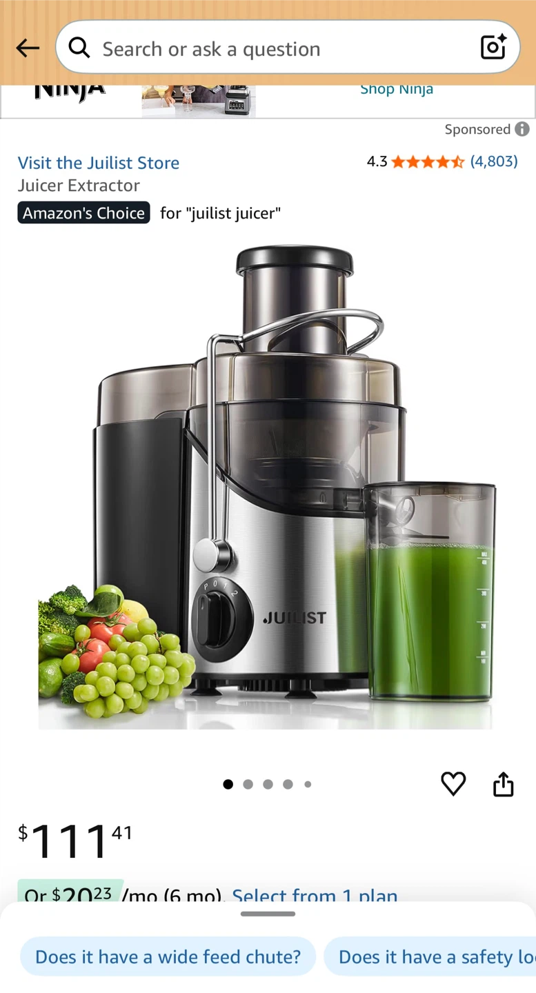 Juilist Juice Extractor Juicer - photo 2