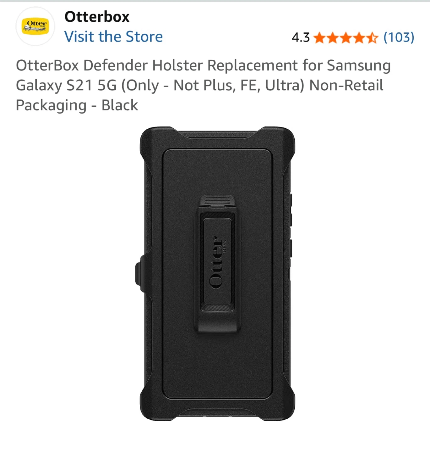 OtterBox Defender Holster Replacement - photo 3