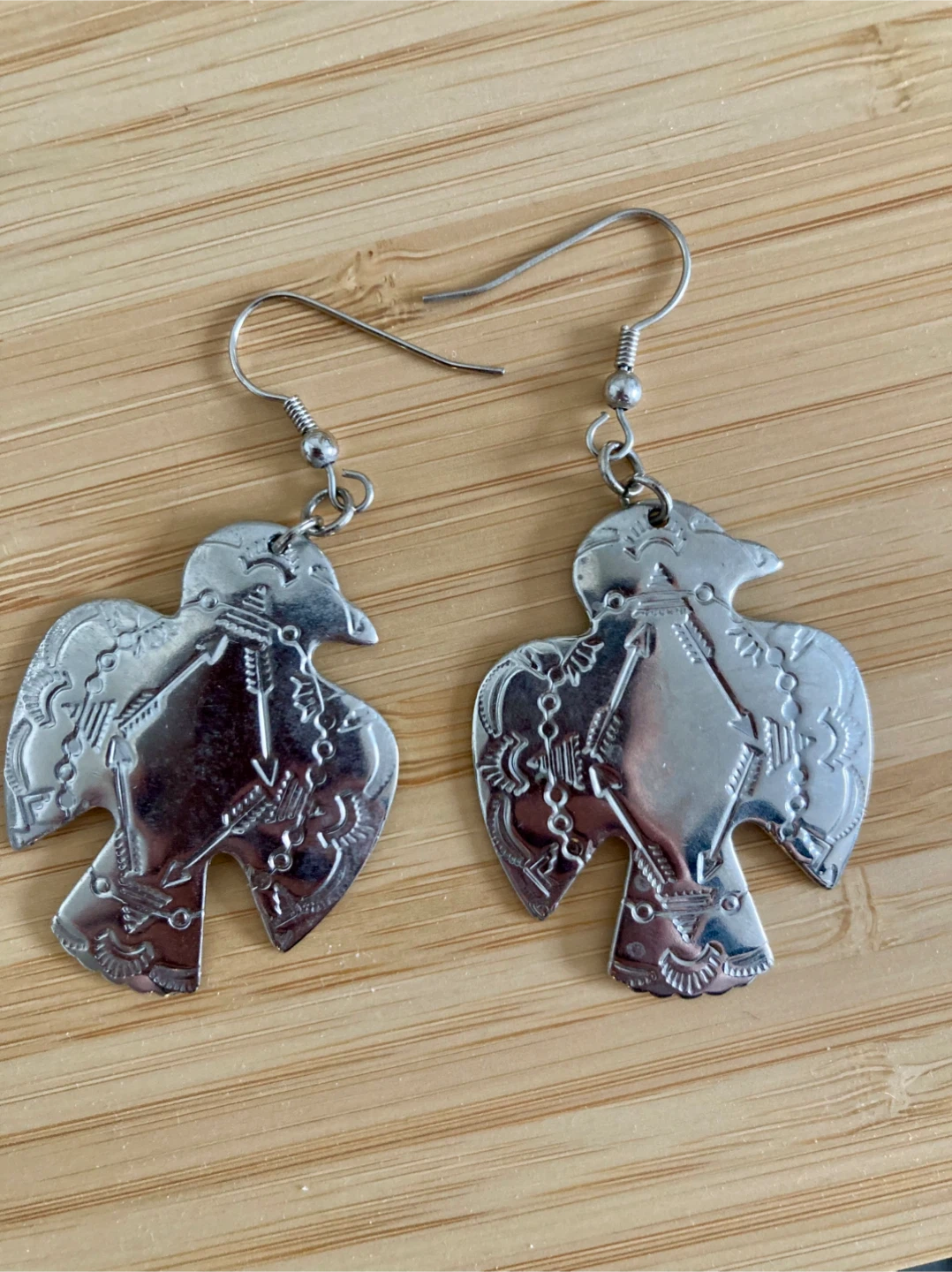 Silver plated earrings