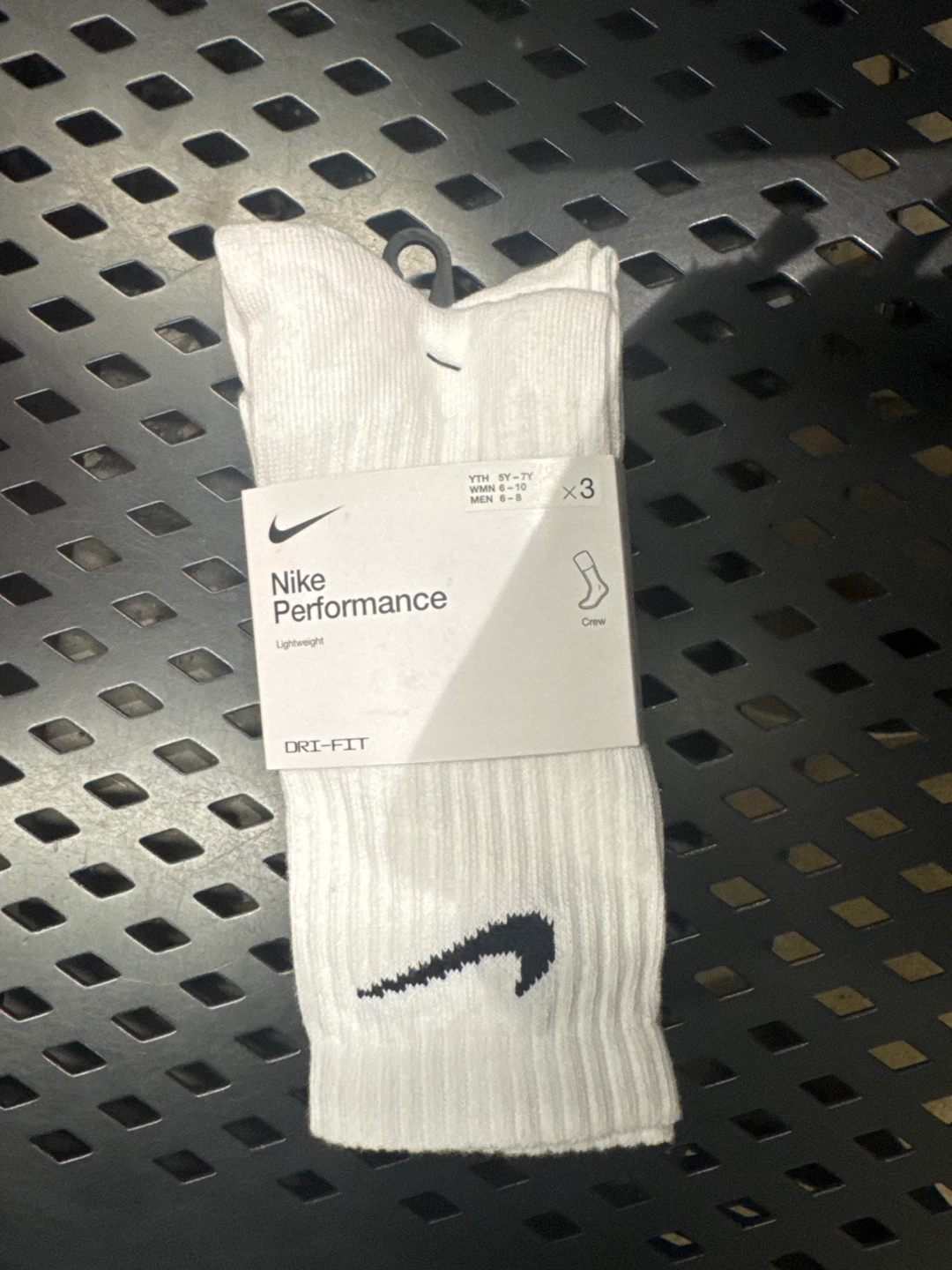 Nike Performance Crew Socks - White (3 Pairs)
