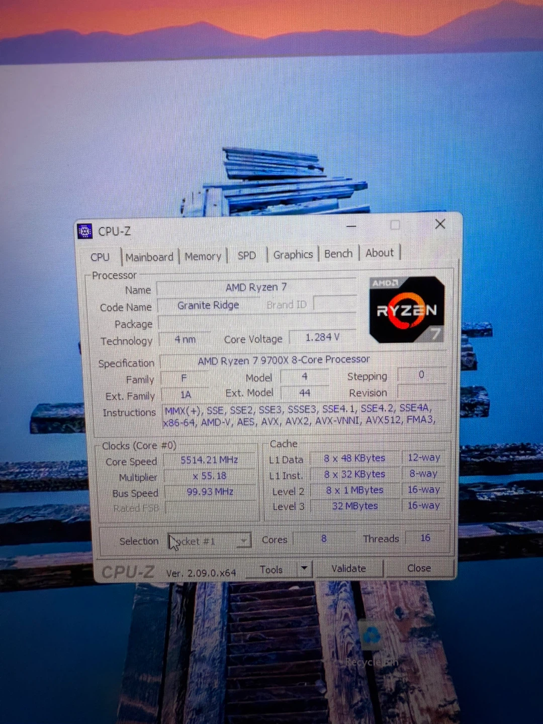 AMD Ryzen 7 9700X 8-Core Processor - photo 2