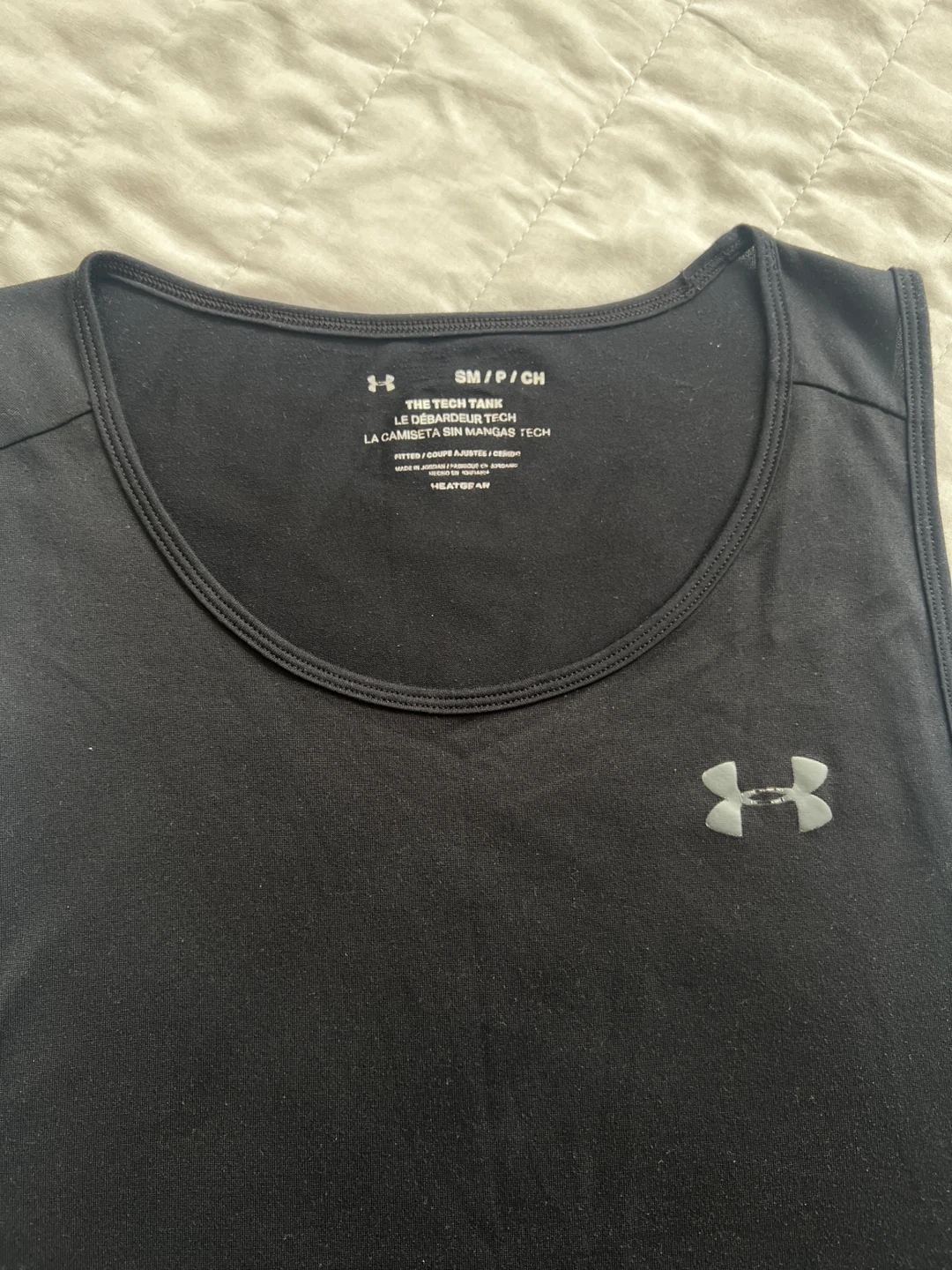Men’s Under Armour Black HeatGear Tank Top -Small - photo 3