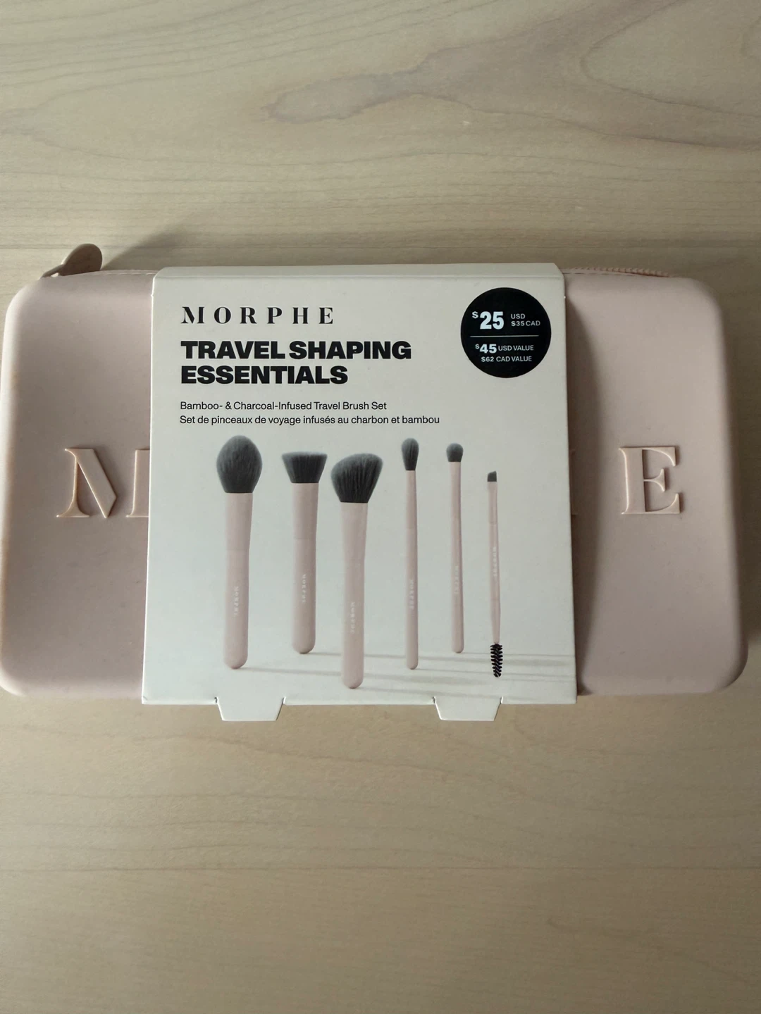 Morphe Travel Shaping  Bamboo & Charcoal-Infused Brush Set