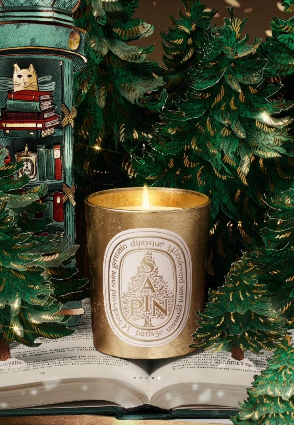 Diptyque Sapin (Pine Tree) Classic Scented Candle