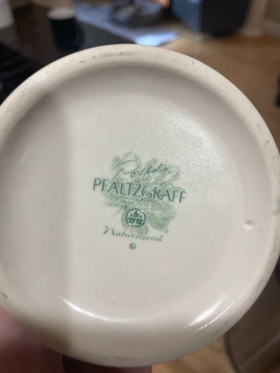 Pfaltzgraff "Naturewood" Chamomile Teacup and Saucer - photo 3