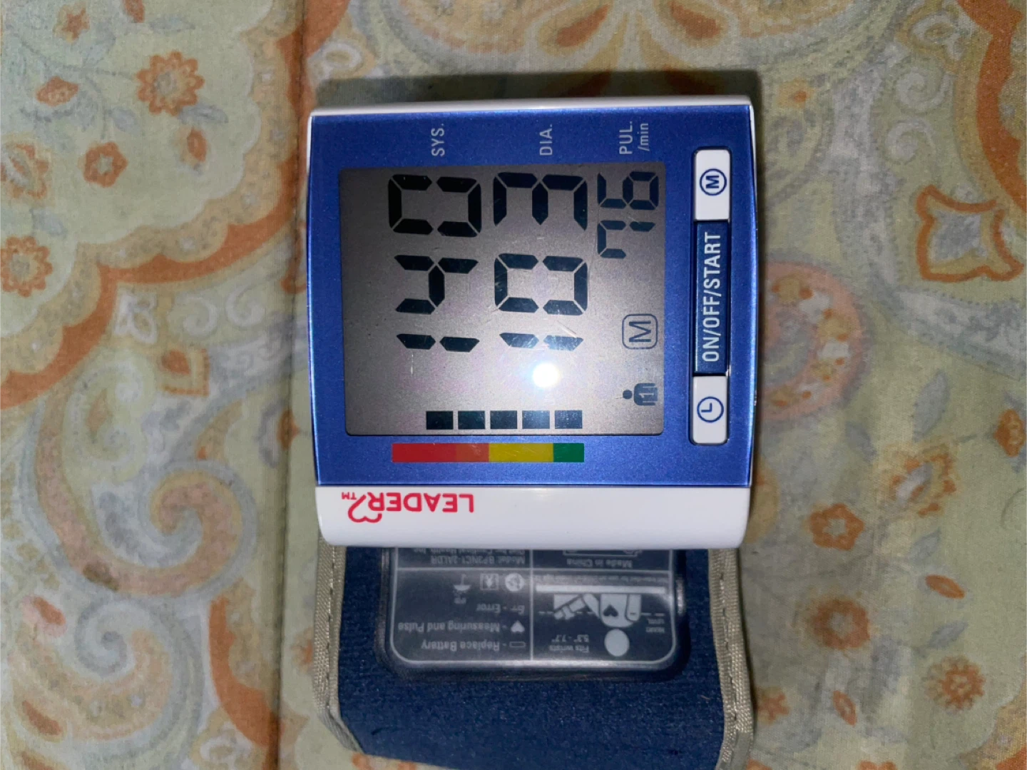 Leader Wrist Blood Pressure Monitor