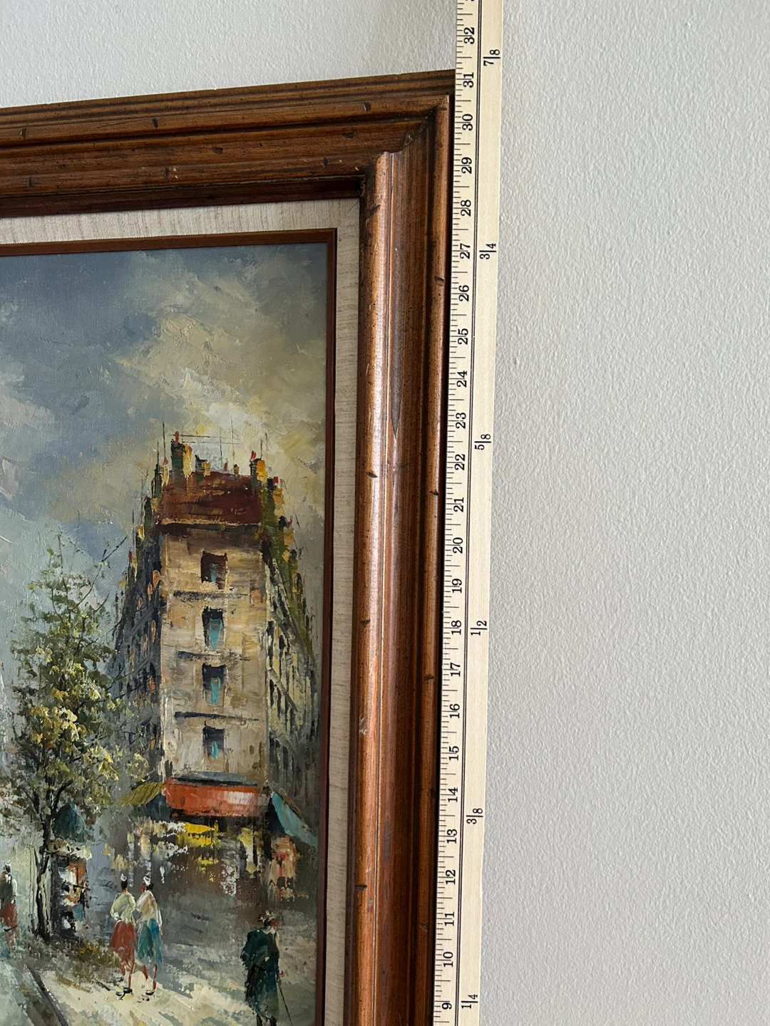Vintage Original Oil Painting - Paris Street Scene by Lepicie - photo 4