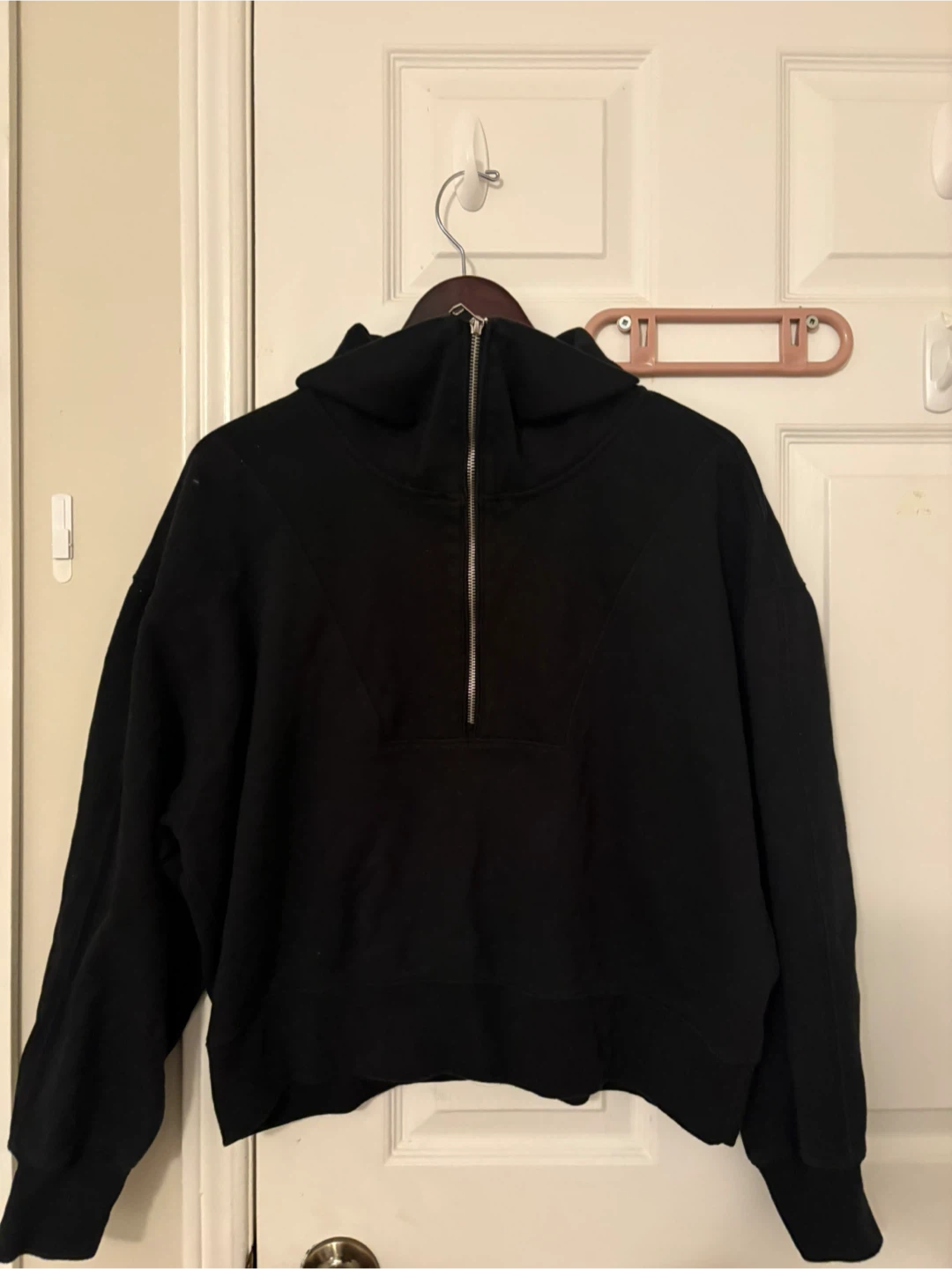 Abercrombie & Fitch Quarter Zip Sweatshirt - Black - XL - photo 2