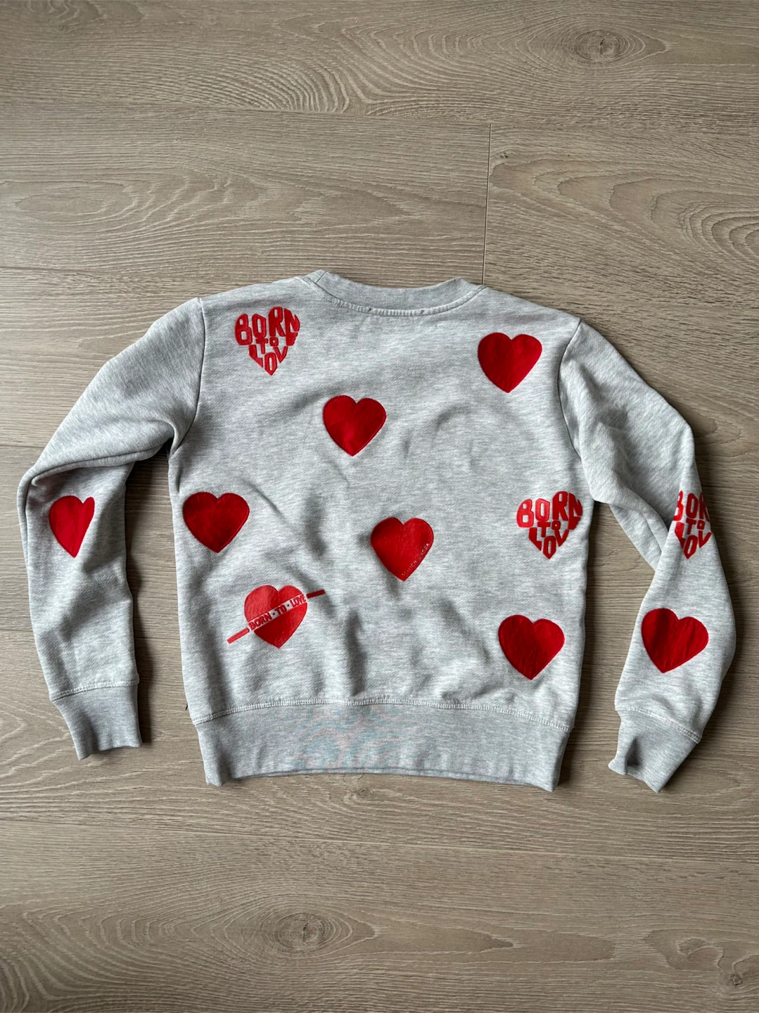 Scotch & Soda Grey Heart Sweatshirt - photo 2