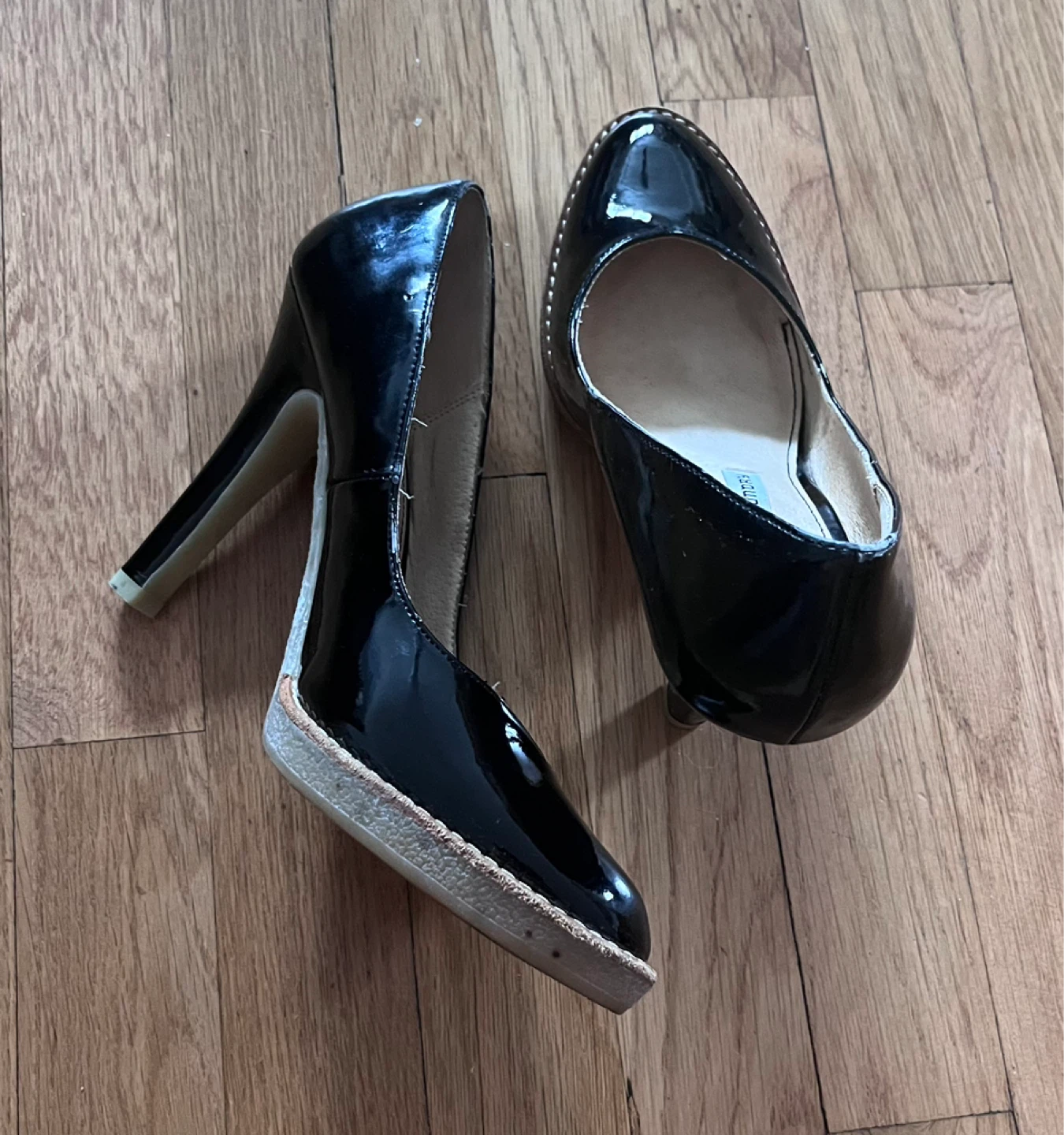 Chinese Laundry Black Patent  Heels - photo 4