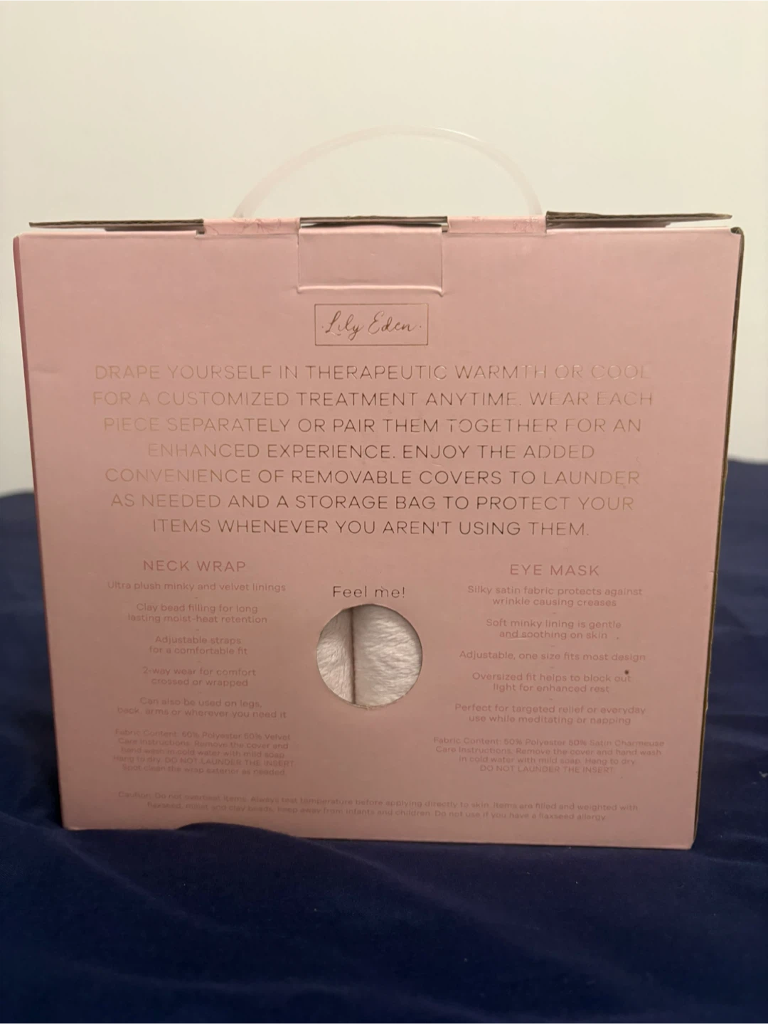 Lily Eden Therapeutic Neck Wrap & Eye Mask Set - photo 3