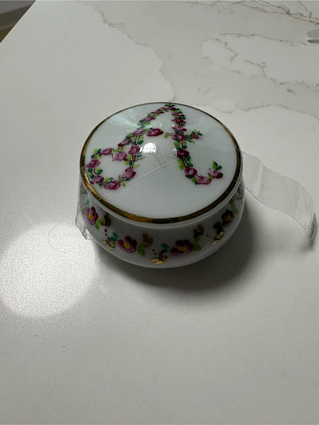 Small white porcelain dish.
