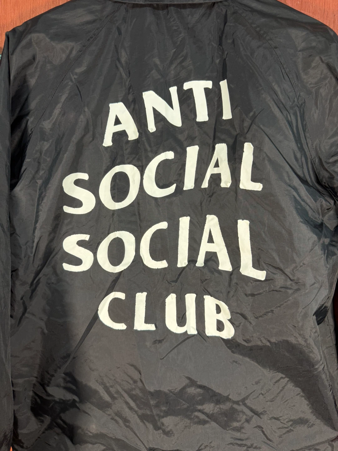 Anti Social Social Club Jacket Windbreaker Mens Size S - photo 5