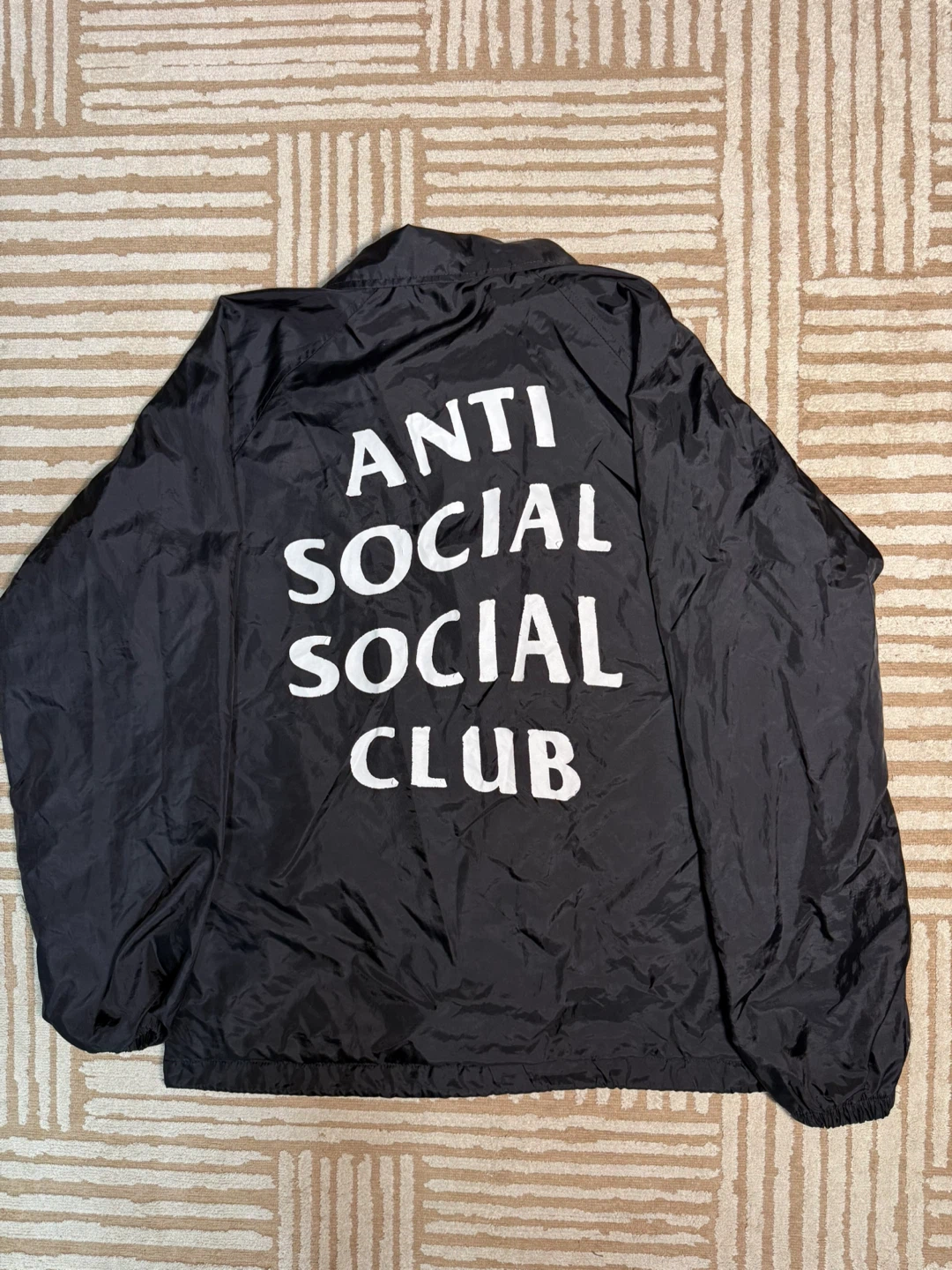 Anti Social Social Club Jacket Windbreaker Mens Size S - photo 2